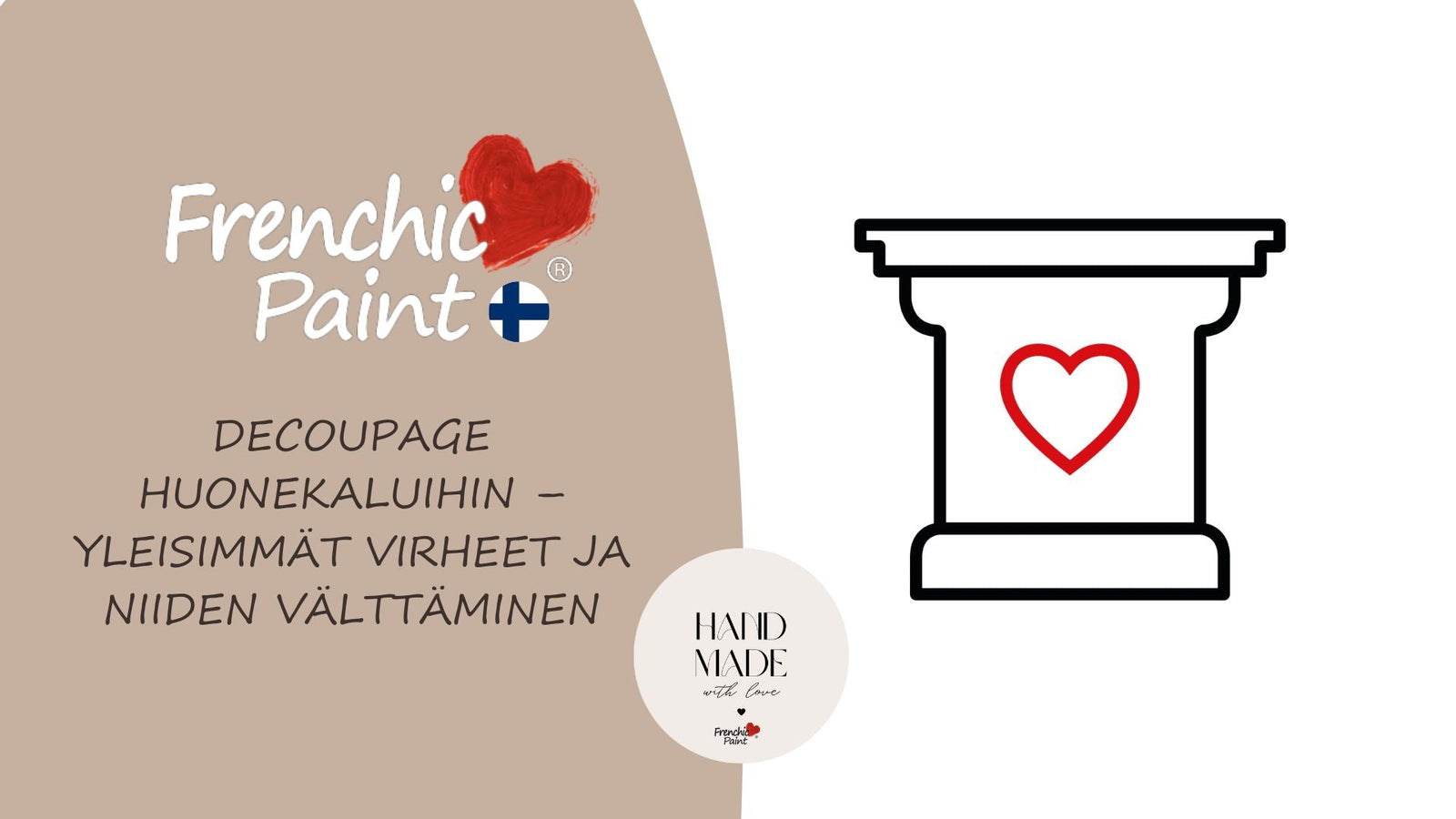 Decoupage huonekaluihin – yleisimmät virheet ja niiden välttäminen.