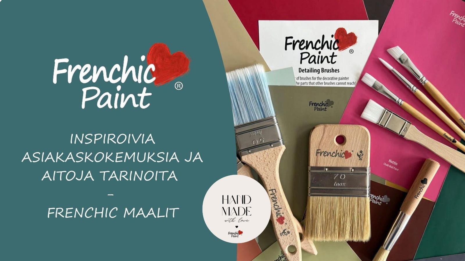 Inspiroivia asiakaskokemuksia ja aitoja tarinoita - Frenchic maalit.