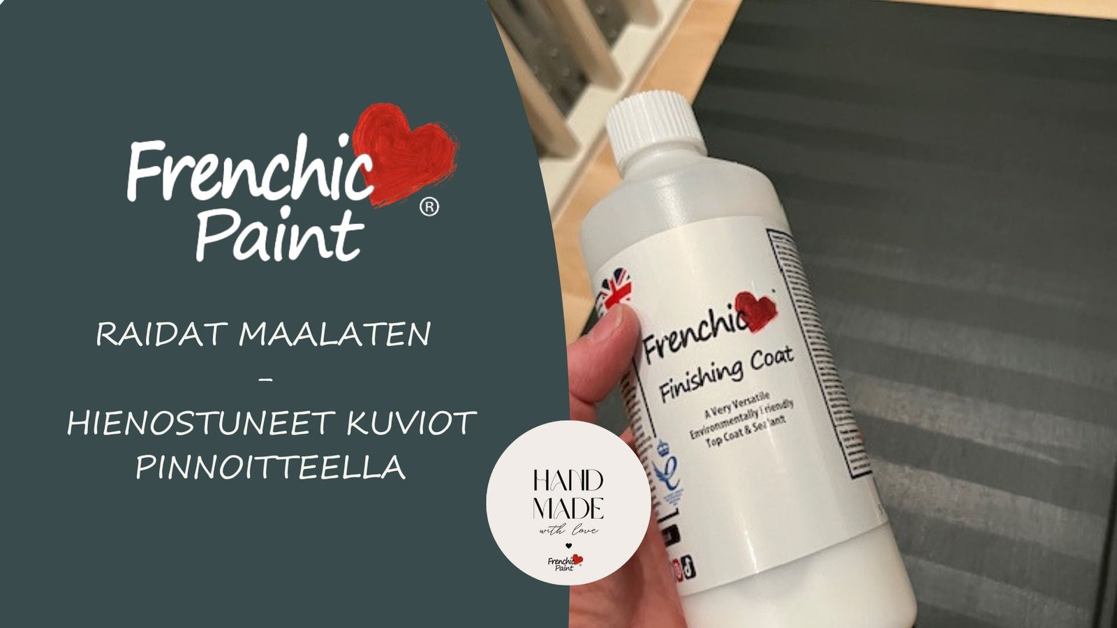 Ohjeet raitojen maalaukseen.