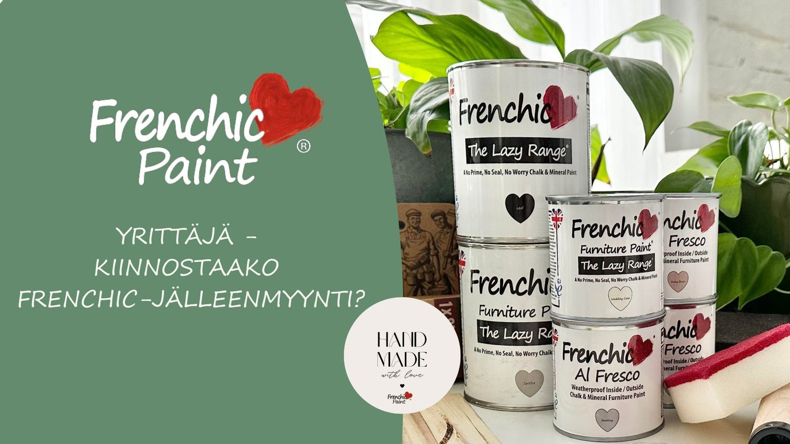 Yrittäjä - Kiinnostaako Frenchic-jälleenmyynti. Hae jälleenmyyjäksi.