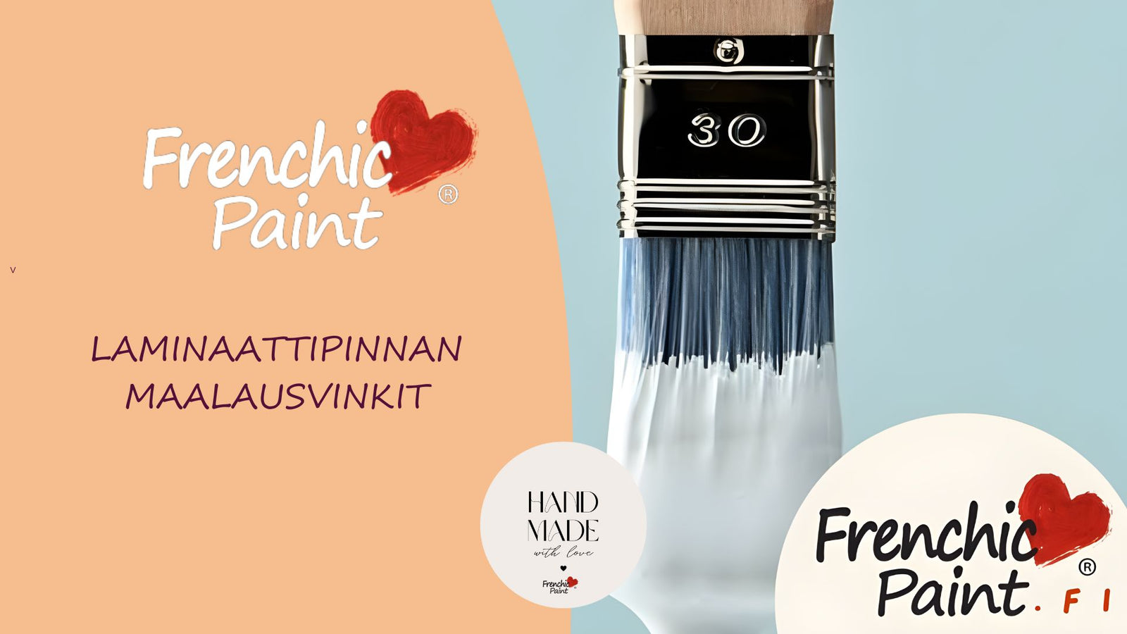Lue miten maalaat laminaattikalusteet Frenchic sarjan maaleilla.