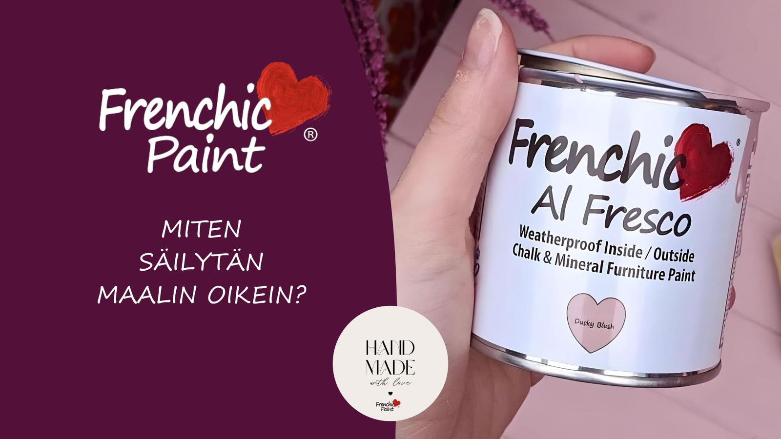 miten säilytän maalin oikein?