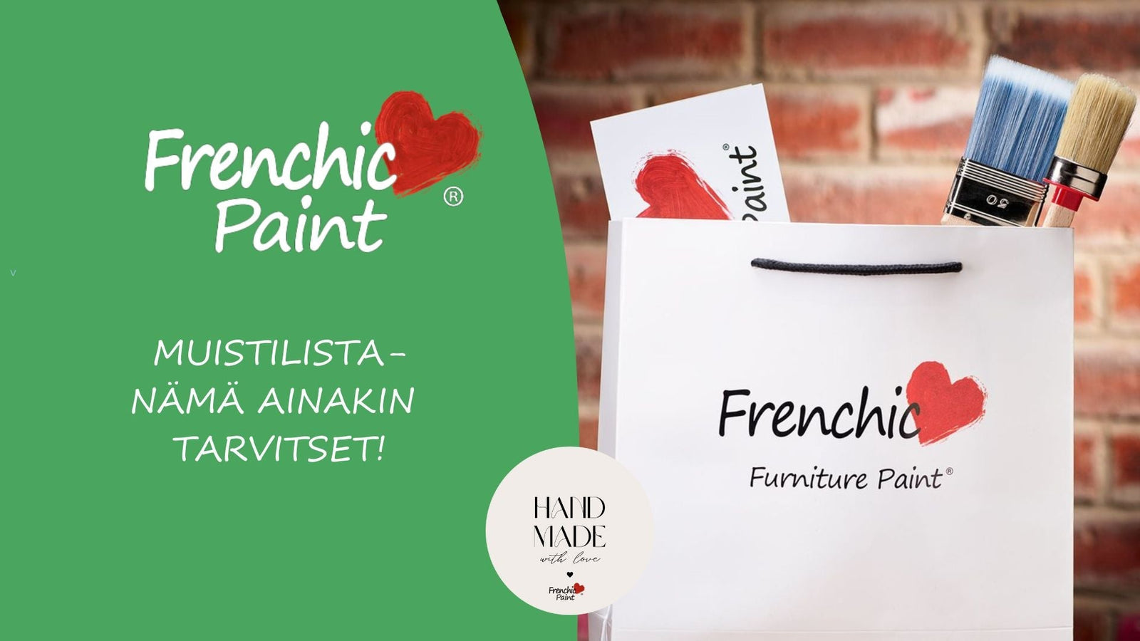 muistilista nämä ainakin tarvitset maalausprojektiisi.