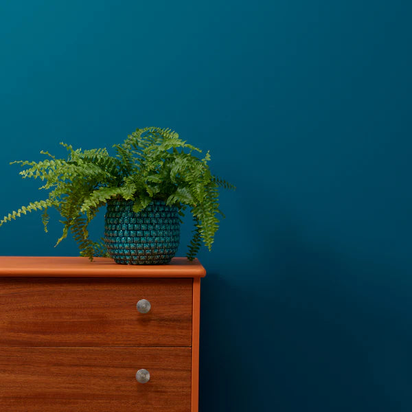 Petrooli maalisävy Steel Teal Frenchic maalikokoelmasta.