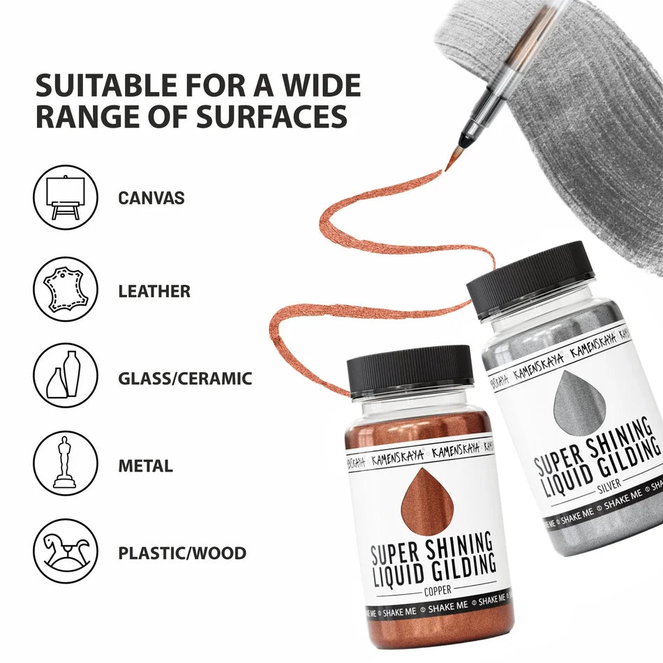 HOPEA Liquid Leaf Paint I 100ml I Kamenskaya-Frenchic Paint Finland