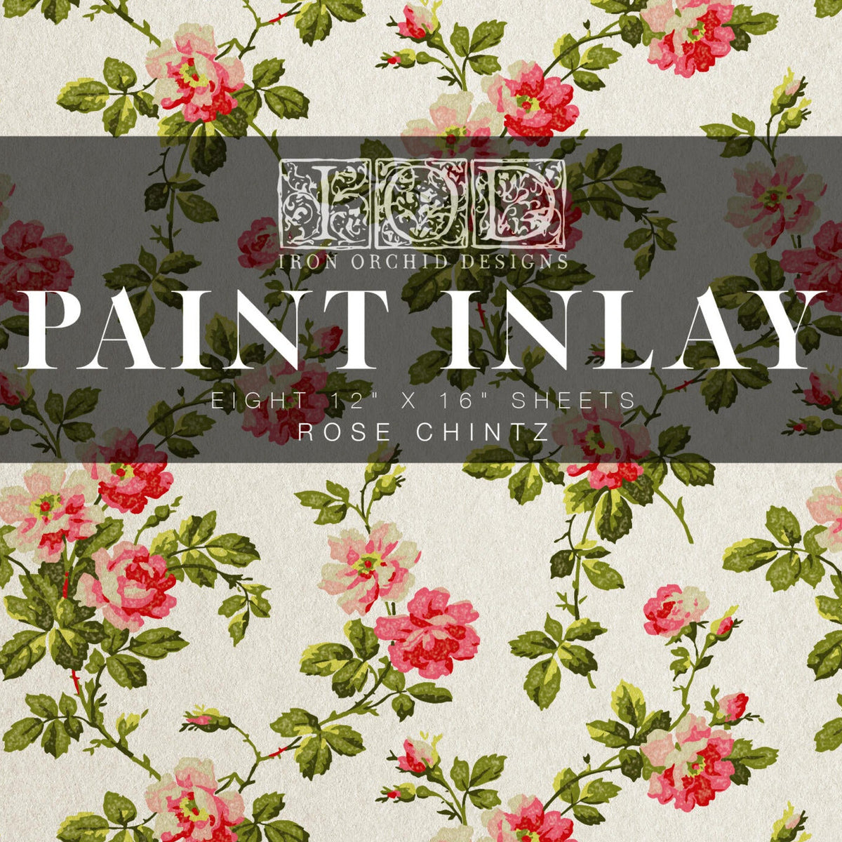 Rose Chintz iod paint inlay frenchic paint finland koristemaalaus.