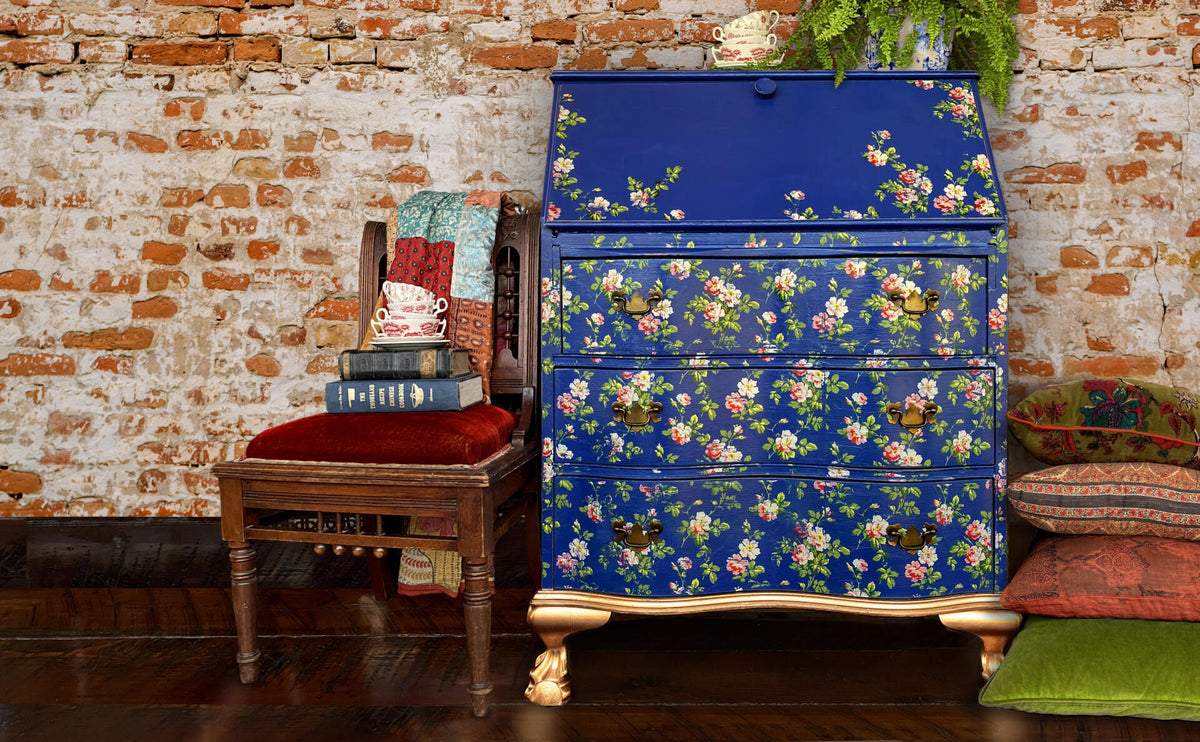 Rose Chintz - Paint Inlay