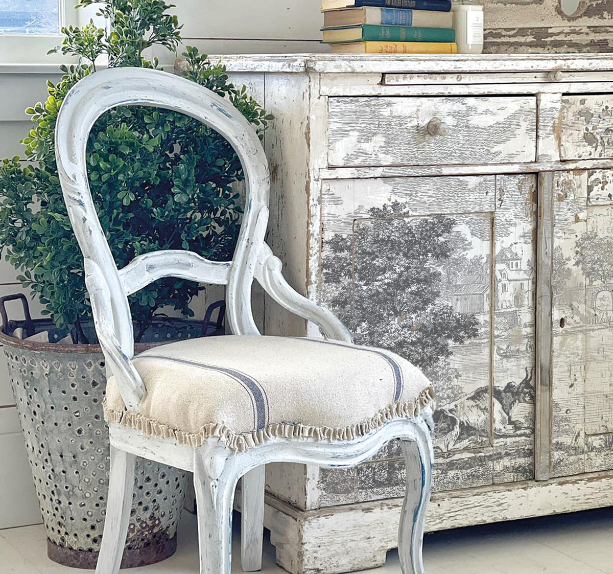 Summer Villa - Paint Inlay