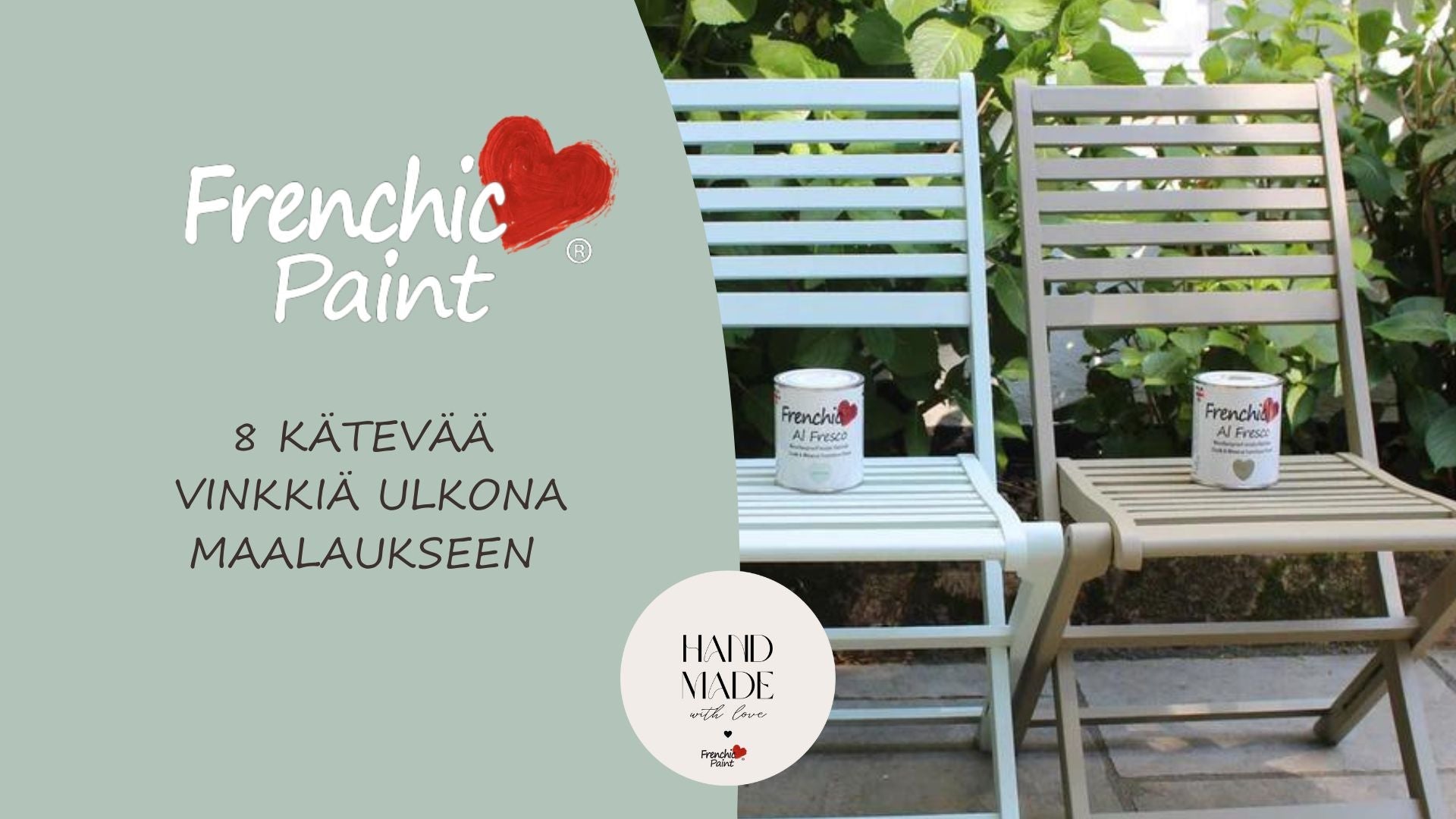 8 kätevää vinkkiä maalaamiseen ulkona
