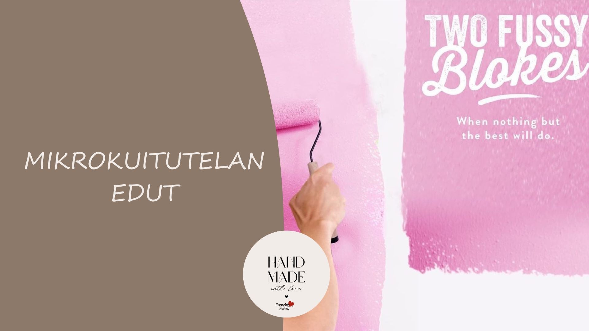 MIKROKUITUTELALLA KAUNIS MAALAUSJÄLKI-Frenchic Paint Finland