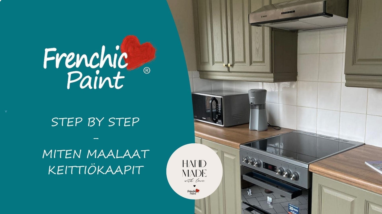 ohjeet keittiökaappien maalaukseen.