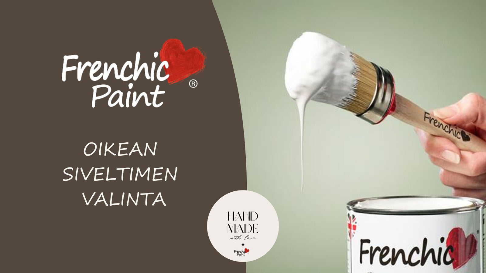 valitse oikea sivellin.