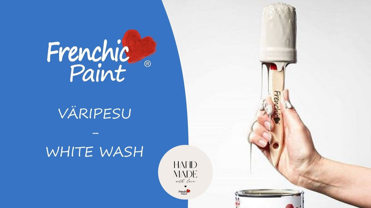 väripesu white wash ohjeet.