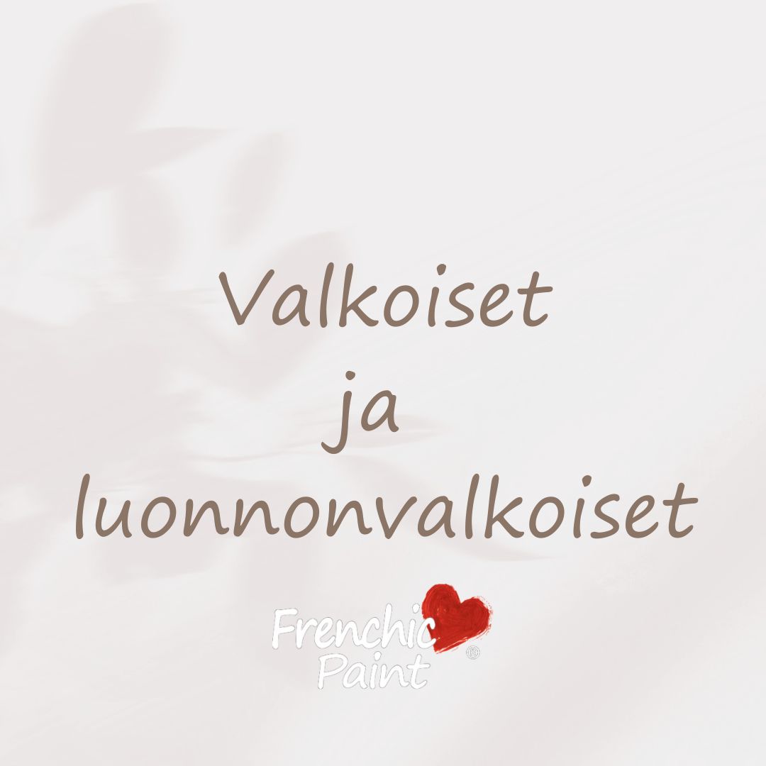 Kauneimmat valkoiset ja luonnonvalkoiset sisustusvärit.