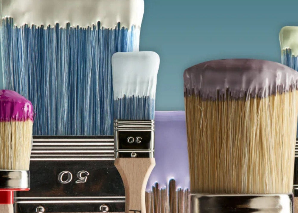 S ovaali sivellin - 45mm 100% synteettinen - Brushes - Frenchic Paint Finland