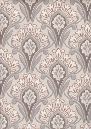 HYASINTTI tapetti harmaa-ruskea 70037 Frenchic.