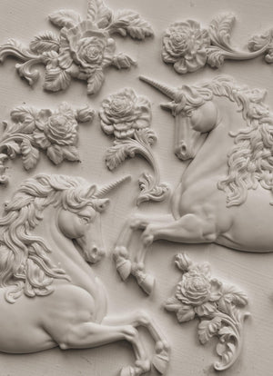 Unicorns-silikonimuotti-Frenchic Paint Finland