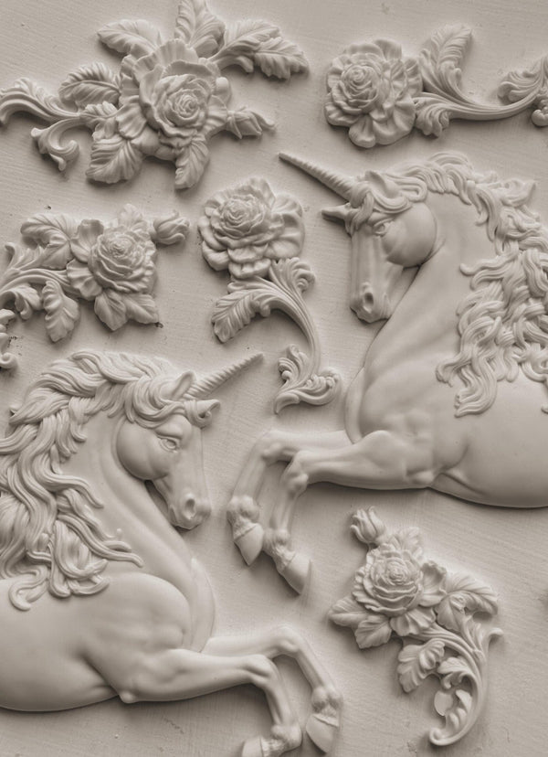 Unicorns-silikonimuotti-Frenchic Paint Finland