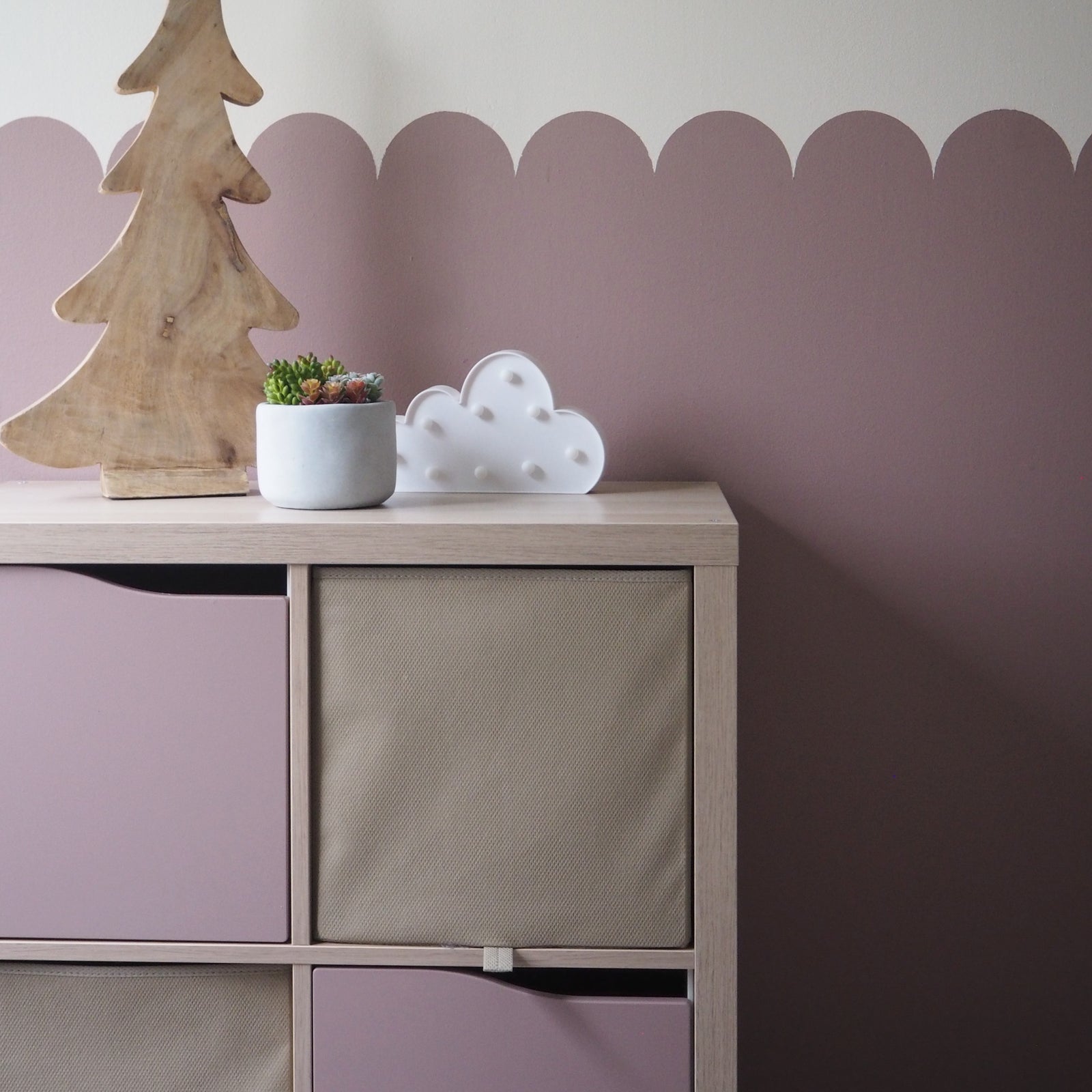 Ikea hyllyn maalaus Frenchic maaleilla Trim Paint Last Dance. 