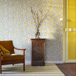 Keltainen appelsiini tapetti Frenchic seinämaalit.