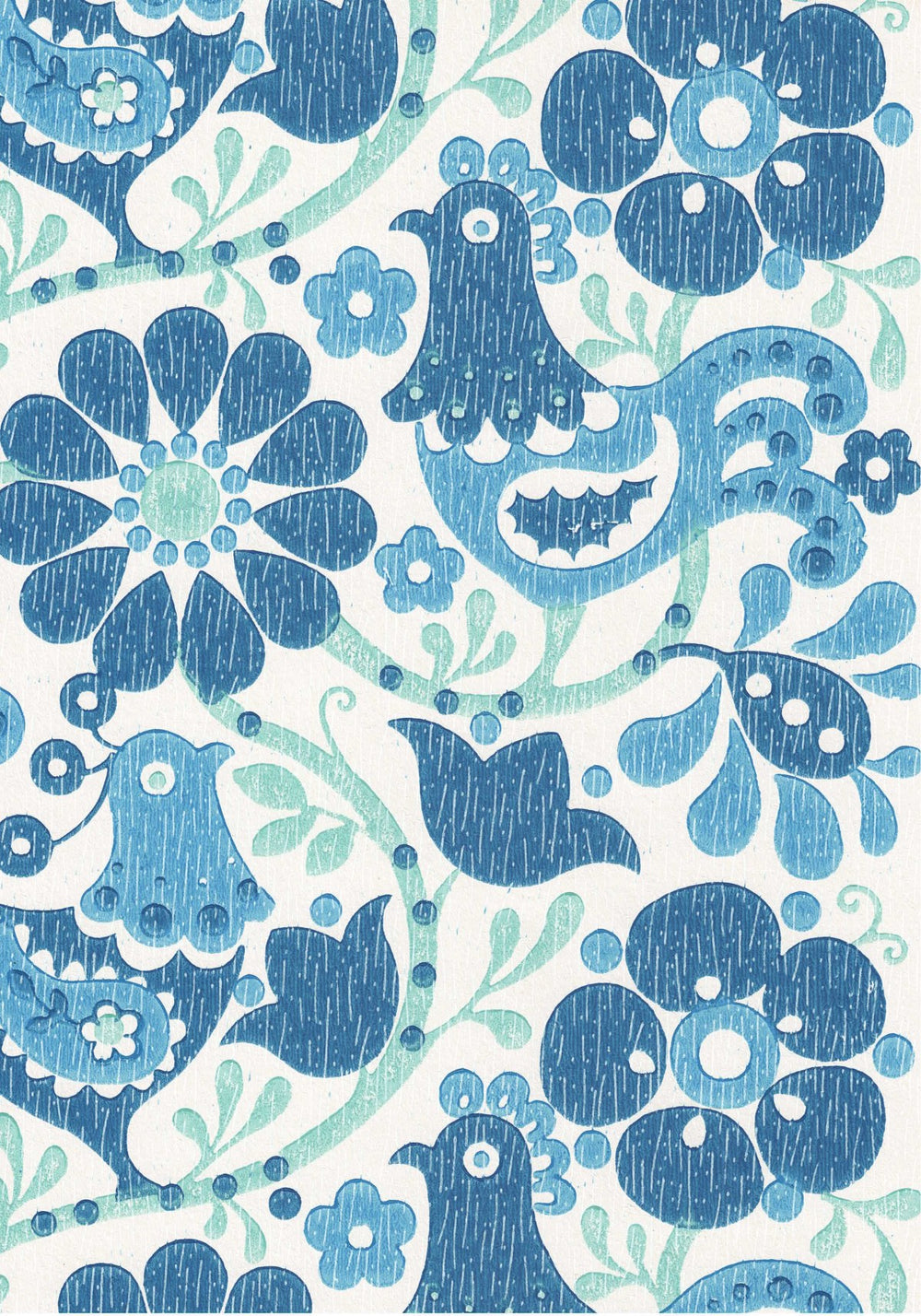 KUKOT tapetti sininen 68777 Frenchic.