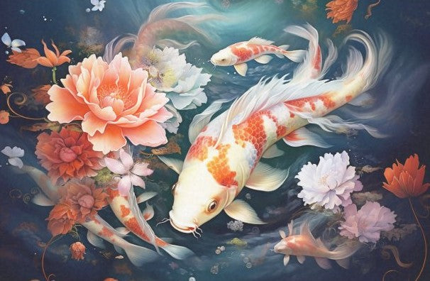 Koikarppi - yksittäiset decoupage taidearkit-degoupage-Frenchic Paint Finland