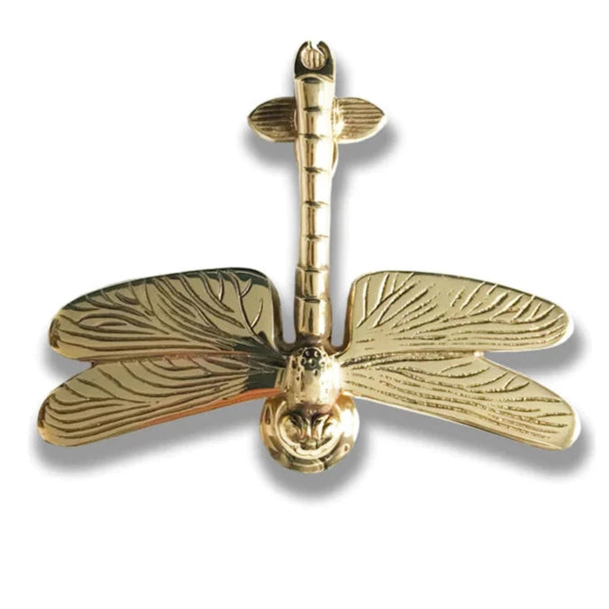 Dragonfly - door knocker brass