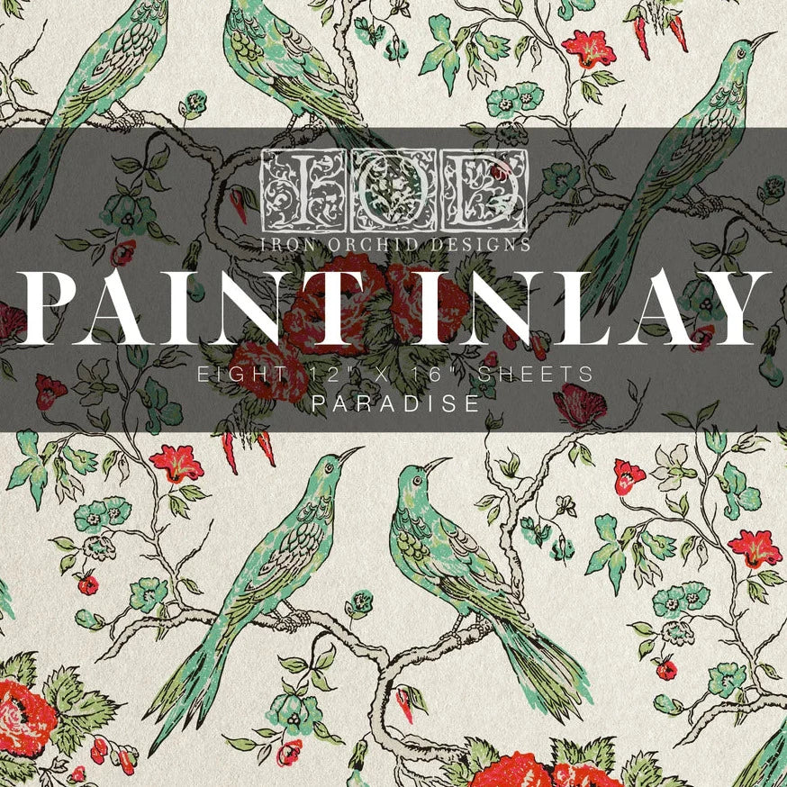 Paradise - Paint Inlay - Paint inlay iod - Frenchic Paint Finland