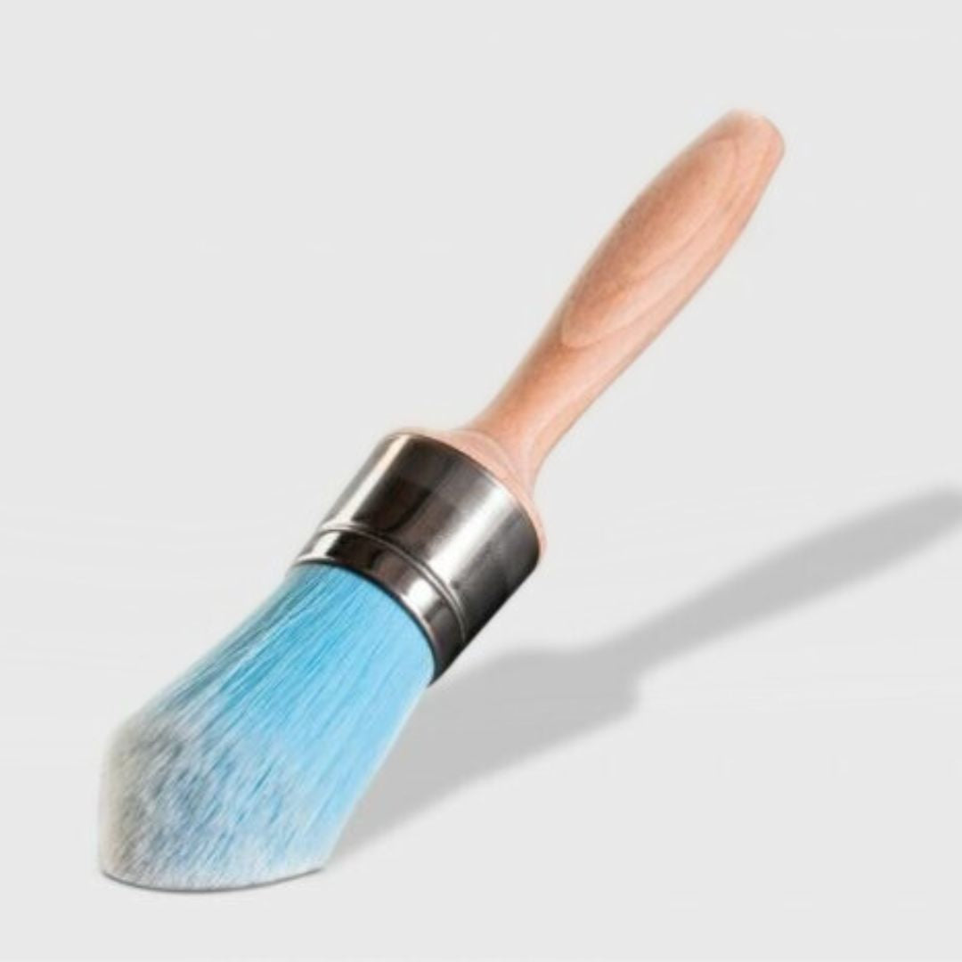 Muotoiltu kärki artisan pro blue sivellin. 