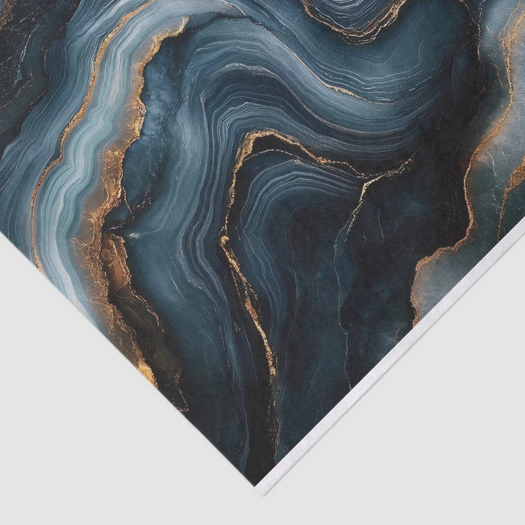 Marmori sininen - yksittäiset decoupage taidearkit Frenchic.