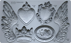 Heraldry-silikonimuotti-Frenchic Paint Finland