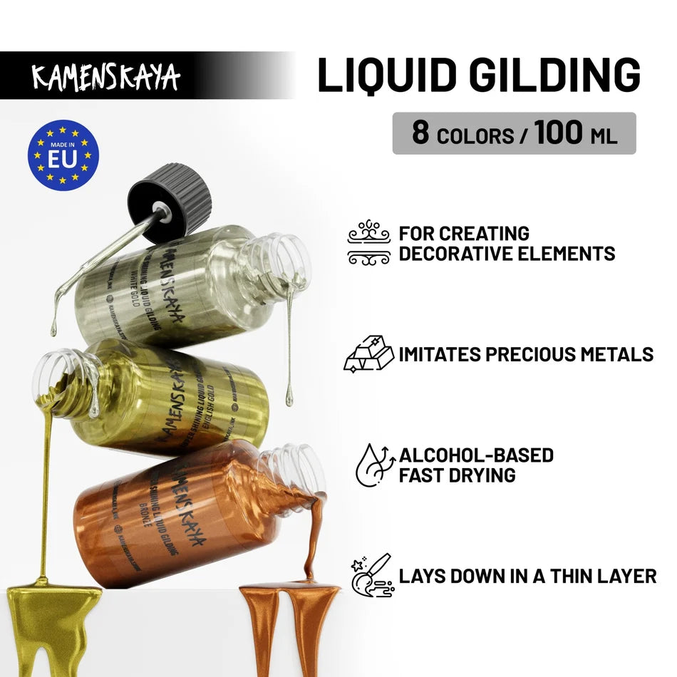 HOPEA Liquid Leaf Paint I 100ml I Kamenskaya-Frenchic Paint Finland