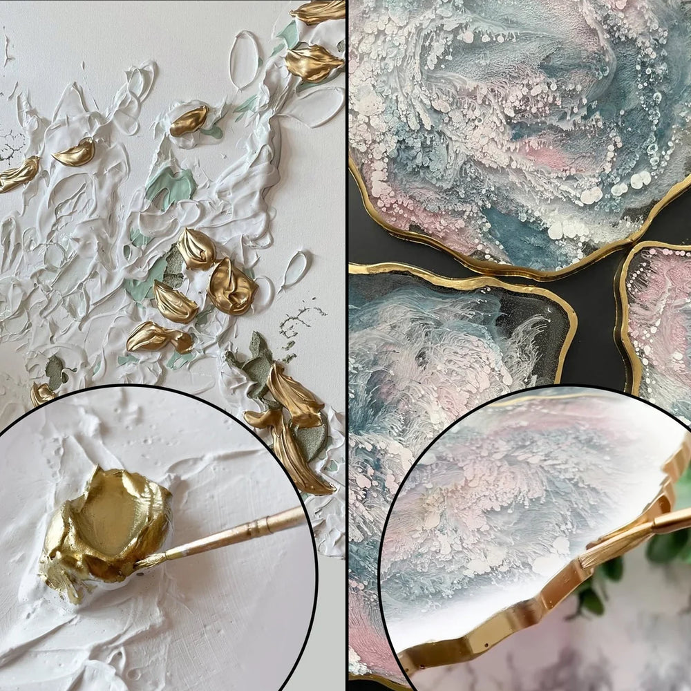 SÄVYSETTI Liquid Leaf Paint I 6 X 20ml I Kamenskaya-Frenchic Paint Finland