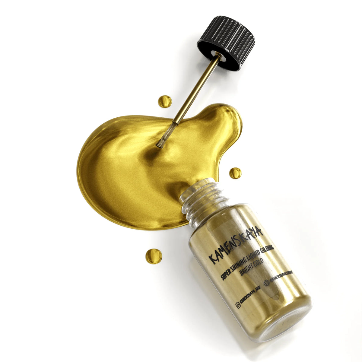 KIRKAS KULTA Liquid Leaf Paint I 20ml I Kamenskaya-Frenchic Paint Finland