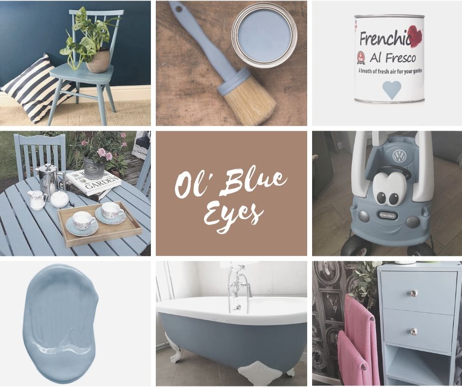Ol’ Blue Eyes - himmelsblå Al Fresco möbelmålarfärg