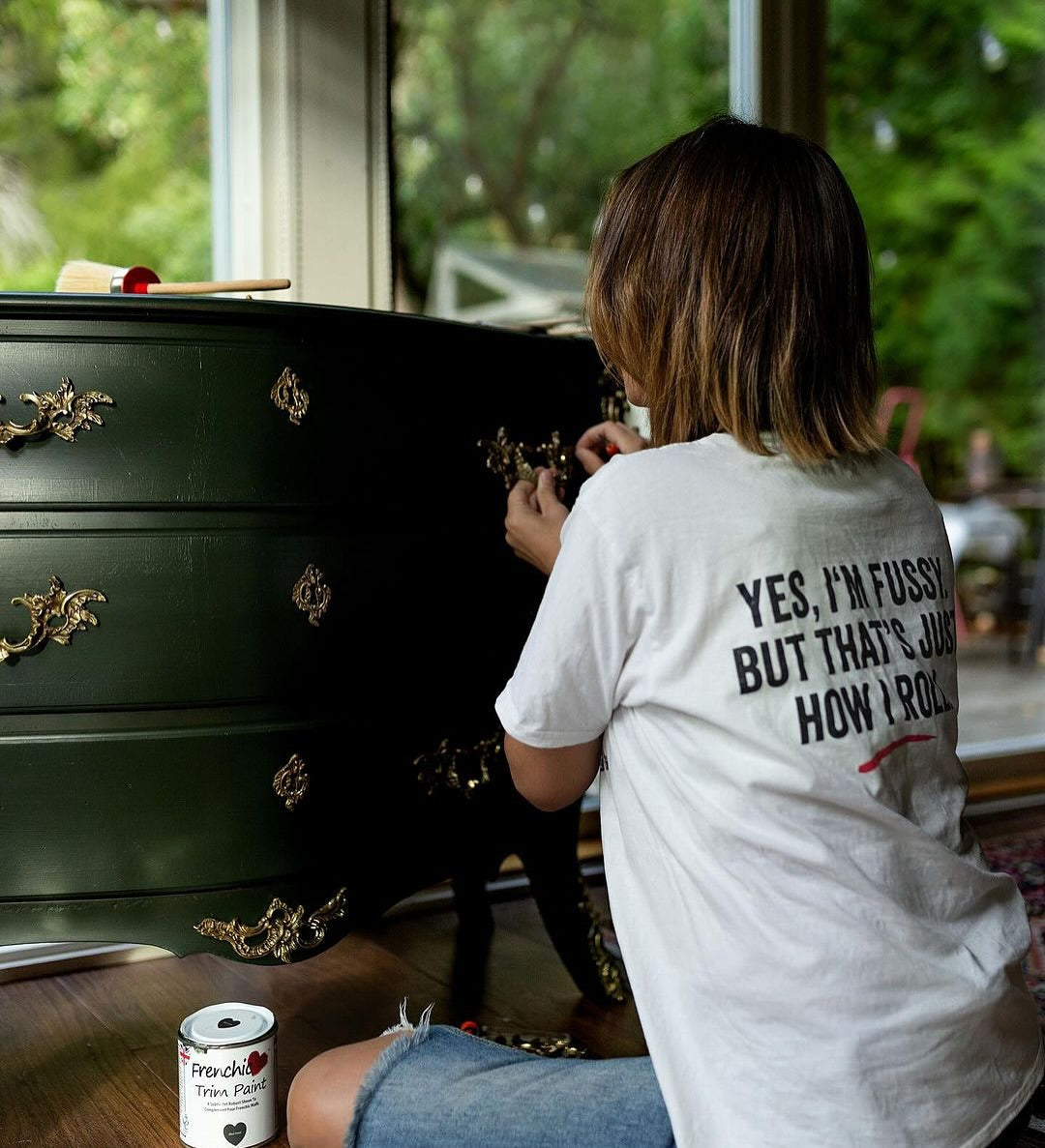 TFB- lyhythihainen T-paita - Sille tarkemmalle maalarille-Frenchic Paint Finland