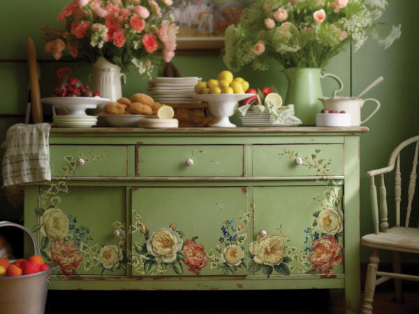 Ruusut ja tulppaanit - siirtokuva.