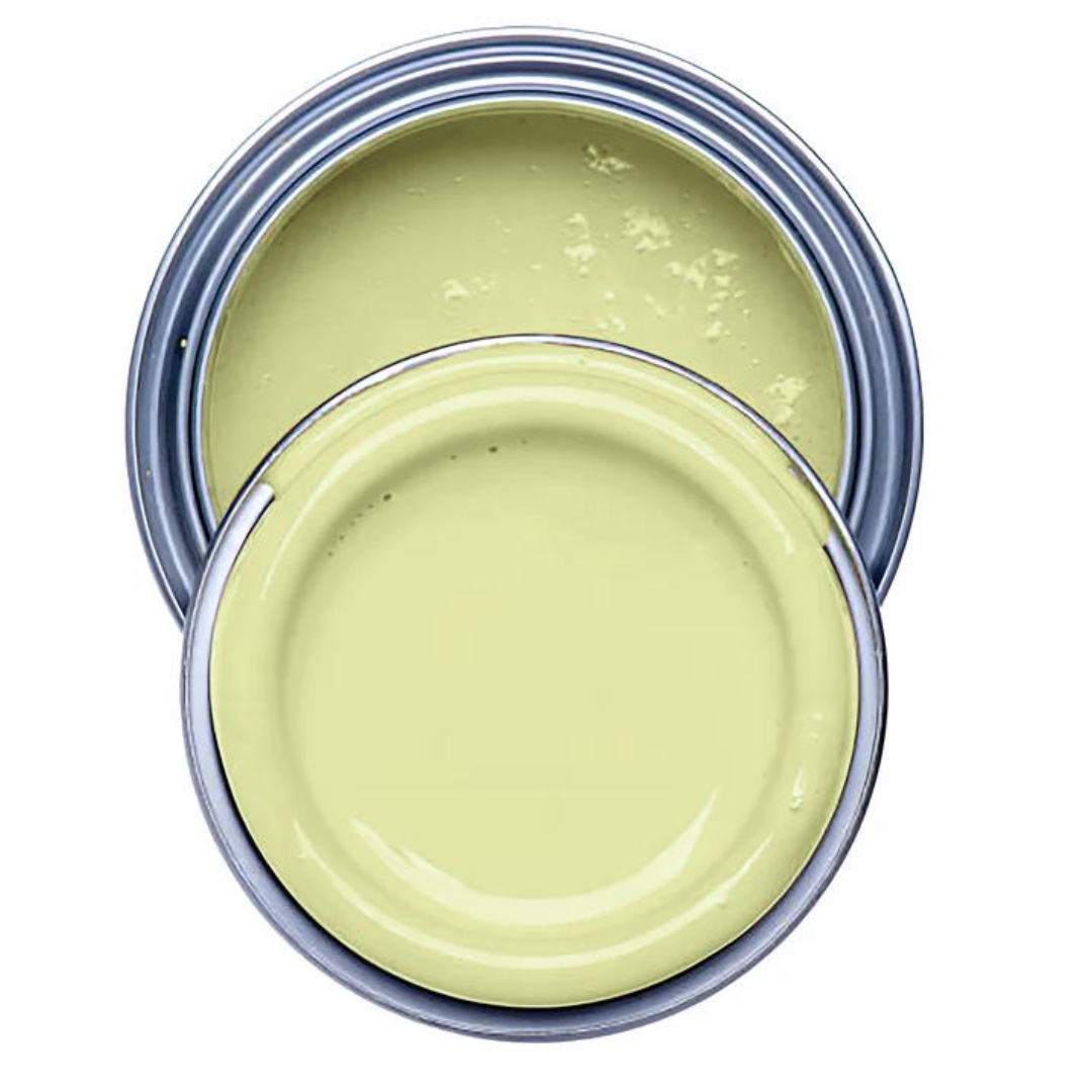 Vihreä vesiohenteinen frenchic maalisarja, apple barn sävy. 