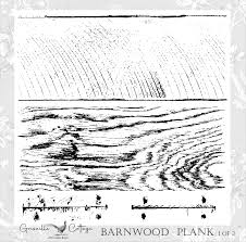 Planka - Barnwood Planks stämpel 