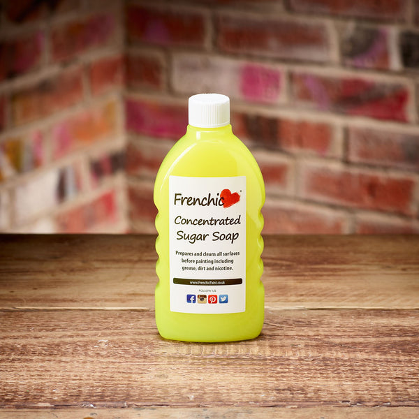 frenchic maalipesu paneelikaton pesuun ennen maalausta. 