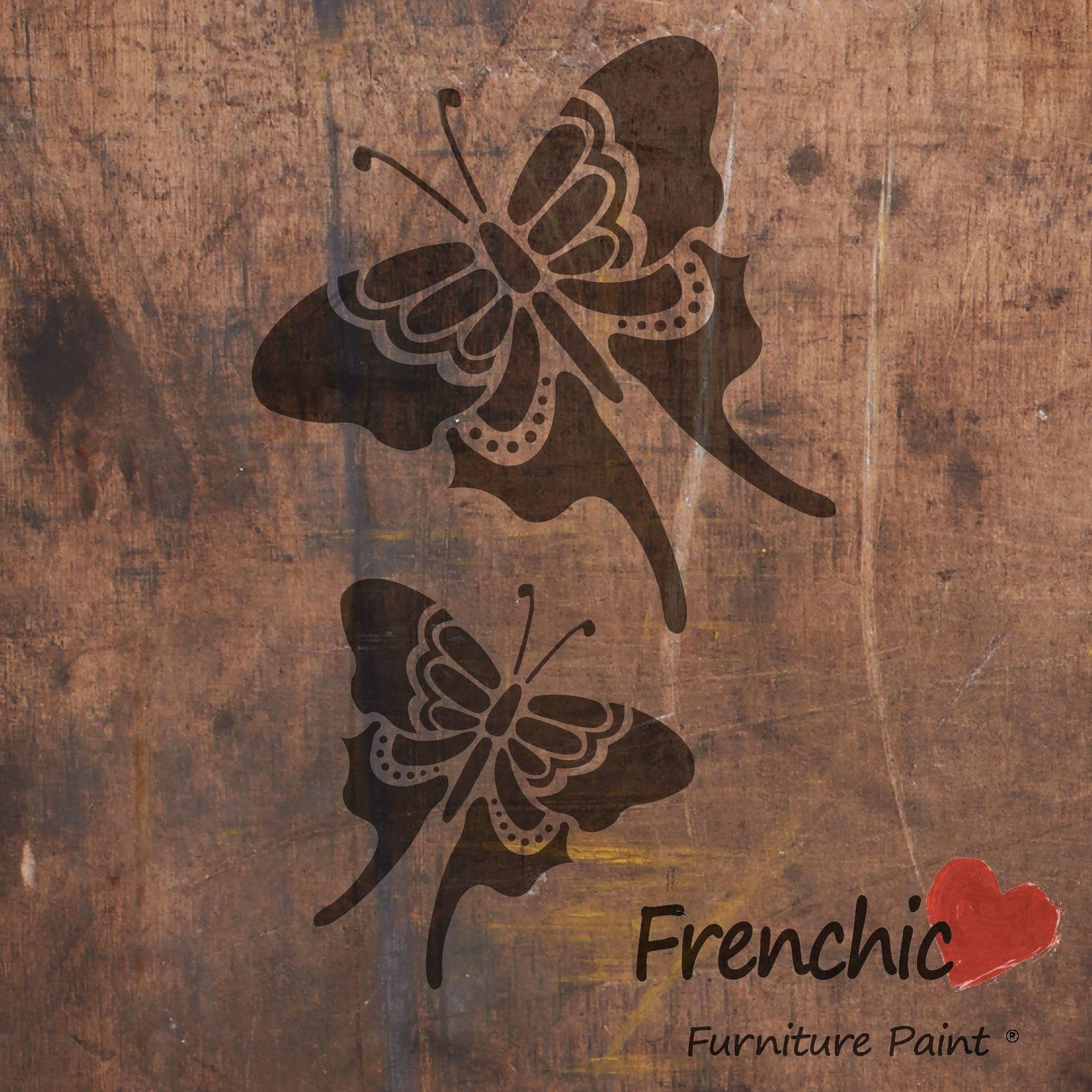 Perhoset - Butterflies - Stencils - Frenchic Finland