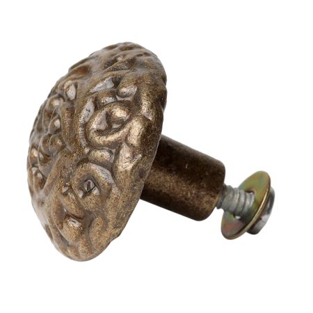 Antique gold knob