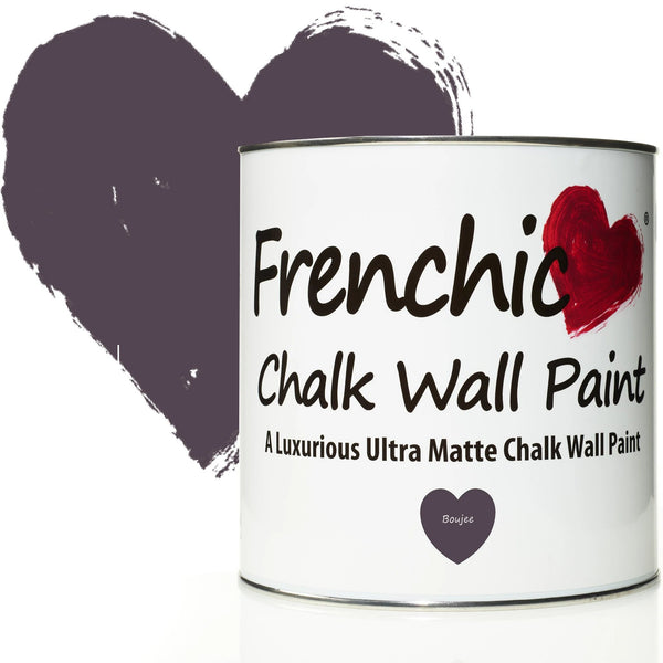 Tumma ja tunnelmallinen Boujee on munakoison sävyinen frenchic seinämaali kuivuu nopeasti ja tasoittuu kauniisti. 