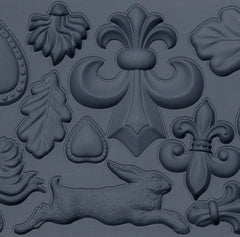 Fleur de Lis- silikonimuotti soveltuu epoksille. 
