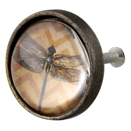 Dragonfly round knob