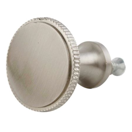 Steel metal knob