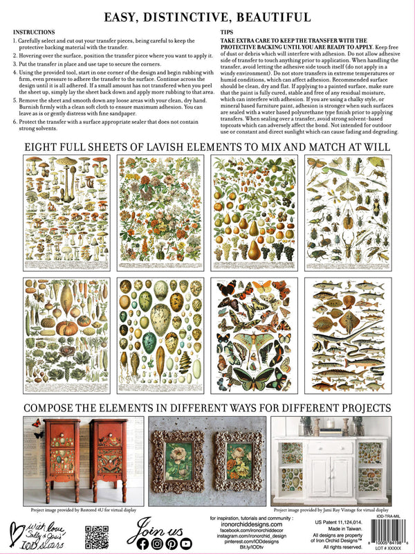 Millot’s Pages -siirtokuva - Siirtokuva - Frenchic Paint Finland